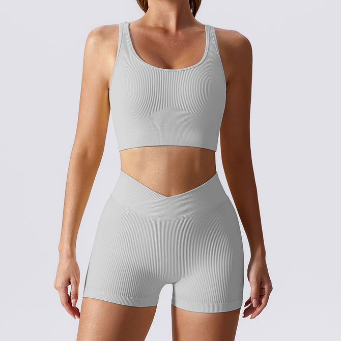 Women yoga suits 2023 new running Sportswear fast drying tight fitness running execise suit women 6921