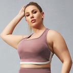 New Large Size Sports Bra Women's Nylon Fitness Running Bra Yoga Beauty Back Bra dancing outdoor sports top BB115