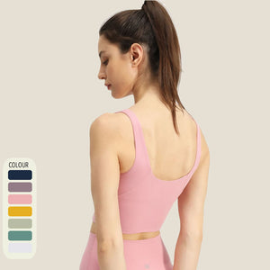 Lulu women Vest Women's bra Chest Pad Push up Sports Bra Quick-Drying Yoga Clothing Top ENY024