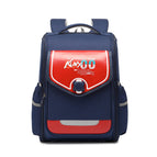 New Primary School Student SchoolBag Lightweight Burden Alleviation Spine Protection Integrated Full Open Children Men's Backpack