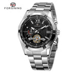 New Forsining Mechanical Watch Men's Fashion Casual Flywheel Toy Automatic Mechanical Watch SLZe260