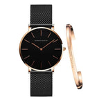 Hannah Martin women's watch  waterproof quartz watch women's watch 36mm simple strap bracelet DW women's watch hm-cc36Japanese movement woven mesh belt waterproof quartz watch women's watch 36mm simple belt bracelet dw ladies watch HM-CC36