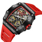 ONOLA ON6829 Watch For Men Fashion Wristwatch Automatic Square Hollow Casual Luxury Waterproof Mechanic Watches