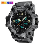 SKMEI Luxury Denim Style Sports Watches Men Fashion Digital Quartz Watch Waterproof Casual Military Wrist Watch Clock