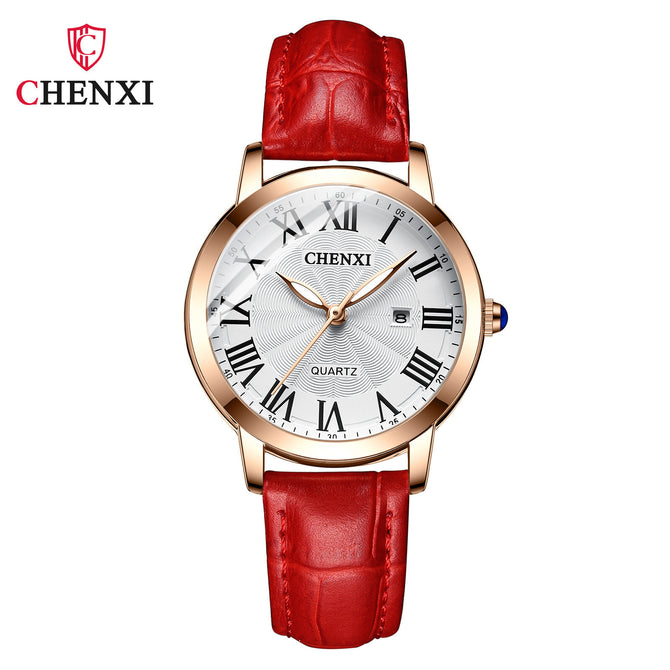 CHENXI Watch Women's TikTok Same Style Ins Popular Watch Fashion Waterproof Women's Quartz Watch CX-301L