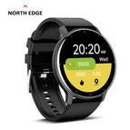 North Edge Color screen round full touch smart watch man and women heart rate blood oxygen detection sleep reminder watch NL02