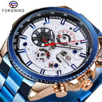Forsining New Hot Selling Waterproof Multifunctional Mechanical Watch Men's Fashion Automatic Mechanical men Watch SLZe168