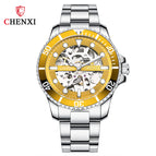 CHENXI Water Ghost Explosive Skeleton Automatic Mechanical Watch Fashion Waterproof Men's Watch Mechanical Watch CX-8805B