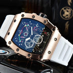 Men's watch Quartz Watch Barrel-Shaped Casual Waterproof Calendar Men's Watch in Stock 9791F