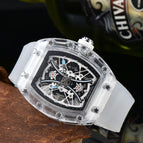 Watch for men New Sports Watch RM Barrel-Shaped Automatic Hollow Couple Men Luminous Watch 8009D