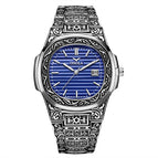 ONOLA ON3808 Fashion Men's Watch Waterproof Sports Steel strap men Watch retro creative watch