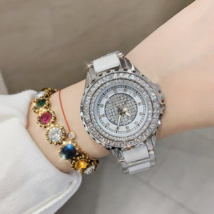 NEW Dimini starry watch female full diamond heavy industry exquisite fashion temperament ladies steel strap watch 6433