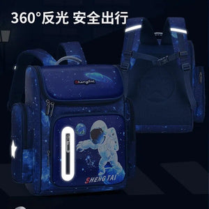 Children's Schoolbag Primary School Boys and Girls Portable Burden Alleviation students Large Capacity Backpack LZJ-4088