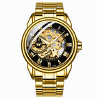 Fngeen Men's and Women's Automatic Mechanical Watch Mesh strap Fashion waterproof casual watch 0020