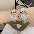 Dimini Light Luxury Women's Watch Fashionable Exquisite Waterproof Watch Ceramic Women's Watch Strap Quartz Wrist 77049 Watch