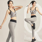 Yoga Suit Women's Workout Clothes High Strength Running Training Sports Vest Two-Piece sports bra and Pants sports clothing set