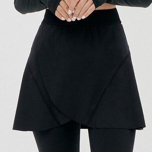 Yoga clothes cover buttocks skirt ins ballet dance running training yoga skirt elegant light short skirt QD50