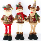 Christmas Decorations Christmas Decoration Dolls Christmas Elk Santa Claus Window Christmas Articles gift 1707
