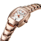 Couple Watch square men's watch luminous waterproof women's watch steel band Watch