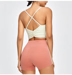 New Sports Underwear Women's Cross Beauty Back Vest Yoga Sports Bra Women's Quick-Drying Running Fitness Clothes