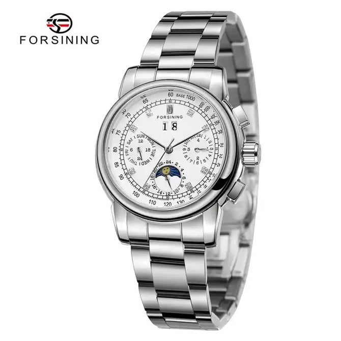 New Forsining Design Women's Fashion Casual Multi-Functional Shanghai Movement Automatic Mechanical Watch SLZe258