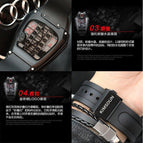 KIMSDUM  K-724D Men's casual watch personality Racing car Sports waterproof watch