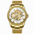 Fngeen Men's and Women's Automatic Mechanical Watch Mesh strap Fashion waterproof casual watch 0020