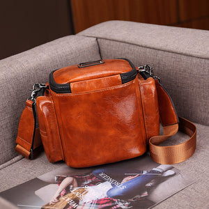2021 new retro fashion camera barrel-shaped shoulder messenger large-capacity female bag 229