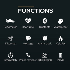 NORTH EDGE Lakers Heart Rate Waterproof Swimming Bluetooth Calorie Consumption Smart Tactical Watch black