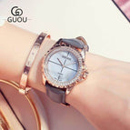 Guou 8205 Ladies Watch New Fashion Relogio Feminino Luxury Bracelet Women's Watches Women Watches Diamond Clock
