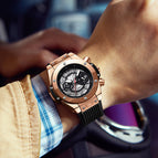 Kimsdun Men's Watch Sports Silicone Fashion Calendar waterproof men's business Quartz Watch K-523B