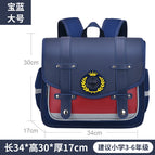 New primary schoolbag girls and boys horizontal version backpack lightweight leisure large-capacity children's backpack 5608 schoolbag