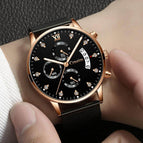 Crnaira Diamond C029 Casual fashion quartz waterproof men's watch