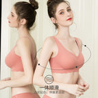 Plus size sports Bra vest underwear women 200 kg seamless rims bra ultra-thin plus sleep bra 1875