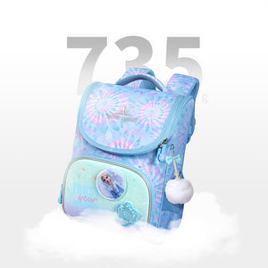 Children's schoolbags ridge protection girls primary school students tie-dye light backpacks FP8580