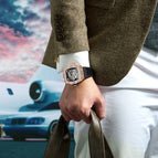 ONOLA ON3827D Full Diamond High Quality Live Fashion Waterproof Quartz Men's Watch Silicon