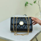 Lingge bag women's 2022 Korean version of the new simple embroidered small square bag casual chain shoulder messenger bag 9753