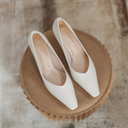 Thick heel shoes women's new fashion soft leather shallow mouth professional women's shoes square head small high heels B65-1