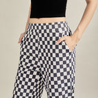 Yoga Pants Women's Loose Casual 2023 Spring and Summer Checkerboard Running Fitness Pants Aerobics Sports Tight Pants ENY221