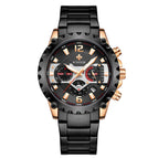 WWOOR Business Casual Men's Watch Steel Belt Quartz Watrproof Watch Hot Selling Men's Watch 8880