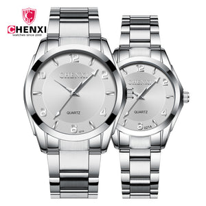 Chenxi Couple Watch 021 Steel Belt Women's and men quartz fashion casual Watch CX-021
