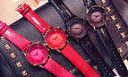 GUOU 8107 Ladies' Watch INS Online Celebrity Waterproof Fashion Big Dial Leisure Versatile Watch Female Quartz Watch