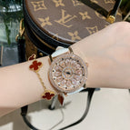 2023 New Arrival DINIMI Fashion Trend Temperament Full of Diamond Light Times DiamondWomen's Watch Belt Watches for women