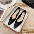 2022 new fashion casual professional women's shoes shallow mouth korean shoes square toe soft bottom scoop shoes A86-1