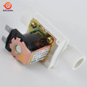 1/2" Plastic Solenoid Valve 12V 24V 220V Magnetic Washing Machine Dispenser Drinking Water Pneumatic Pressure Controller Switch