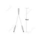 1-2 Way DC Power Splitter Cable 1 Female To 2/3/4/5/6/8 Male 5.5mm 2.1mm Jack Connectors Wire For CCTV Camera LED Strip Lights