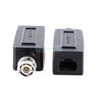 1 Pair CCTV RJ45 Video Balun UTP/CAT5 BNC Male To RJ45 Converter BNC Male To RJ45 Coax Adapter Transceiver