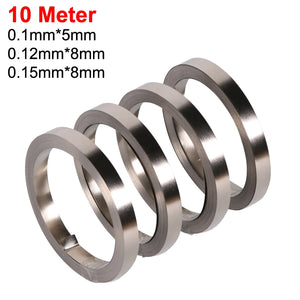1 Roll 10m 18650 Li-ion Battery Nickel Sheet Plate Nickel Plated Steel Belt Strip Connector Spot Welding Machine Battery Welders