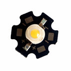 10-1000Pcs 1W 3W High Power Chip Warm white light Bead Emitter LED Bulb Diodes Lamp Beads with 20mm Star PCB Platine Heatsink