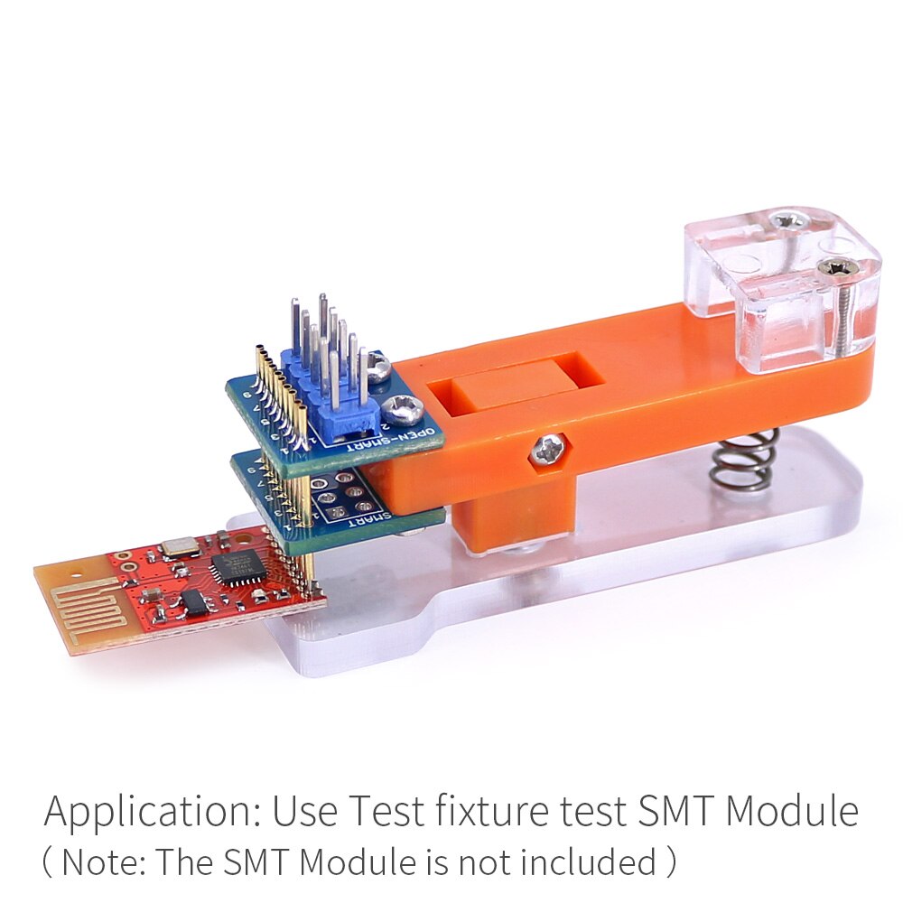10 Pin 1.27mm Test Tool Programmer Burning 1x10P PCB Test Fixture Gold ...
